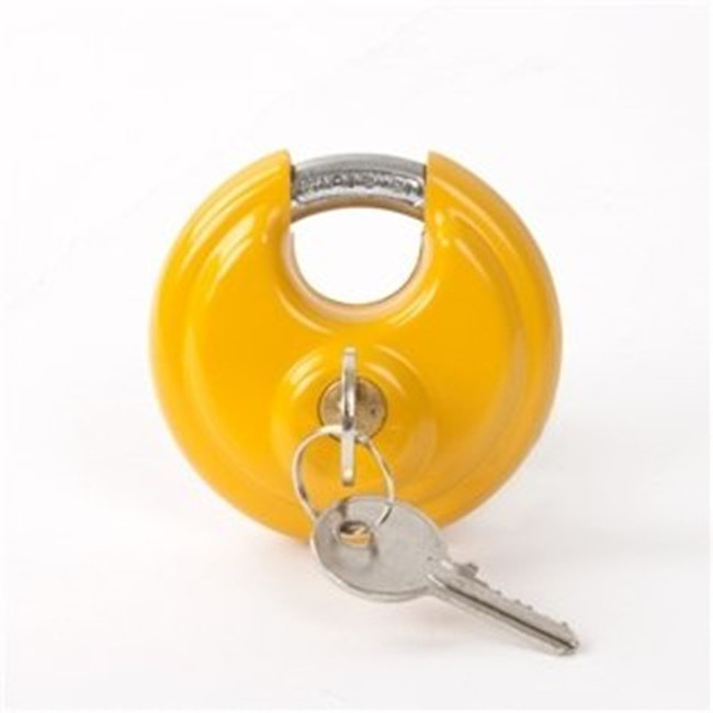 North America Popular Waterproof Stainless Steel 201 304 Color Round Disc Discus Padlock