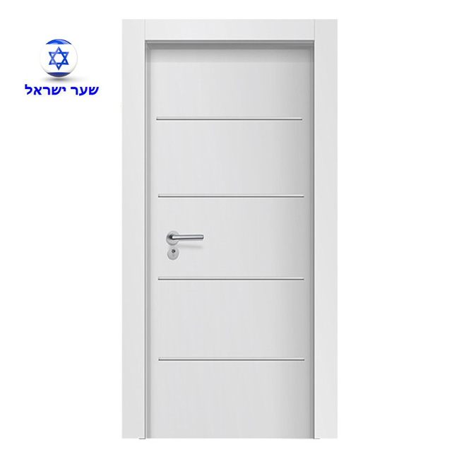 Modern Design Isreal Market Waterproof Interior Hollow others polymer doors bathroom bedroom WPC Door with Door Frame