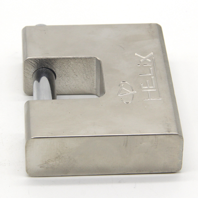 Wholesale 74MM Hardened Solid Steel Rectangle padlock candados iron lock padlock with master key