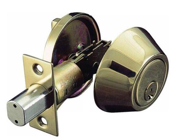 New Arrival european satin Stainless Steel entry door knob deadbolt lock keyed single Double Brass deadbolt door lock