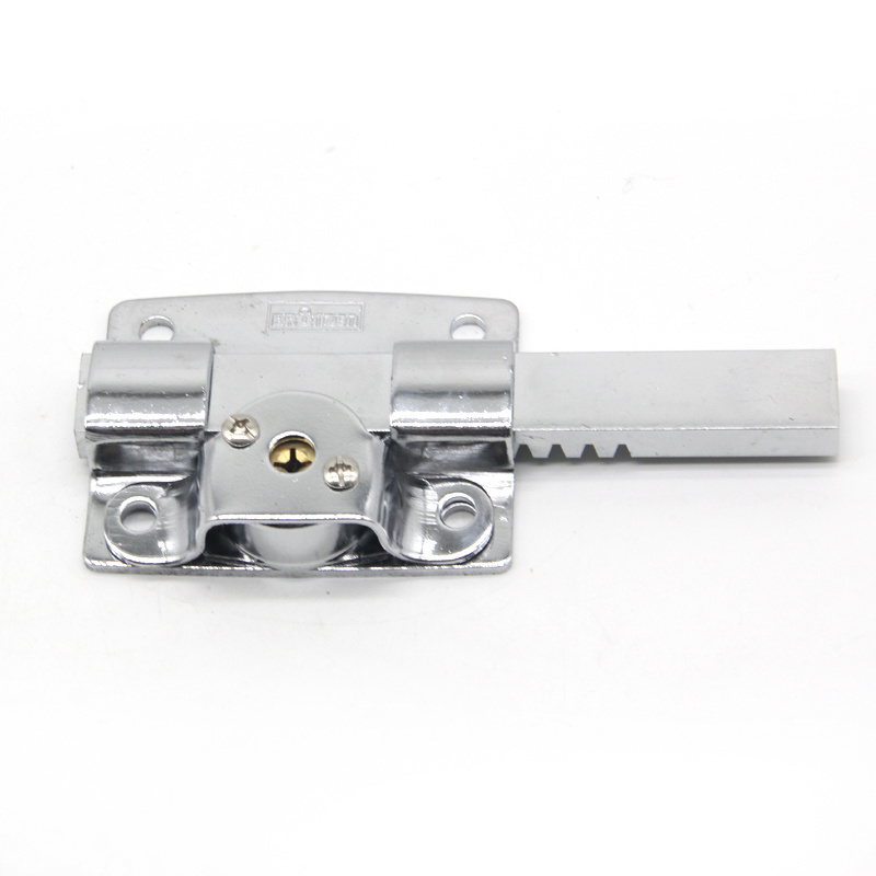 Stainless Steel chrome plated Door Latch Sliding Lock Iron Bolt door shutter locks  With Keys