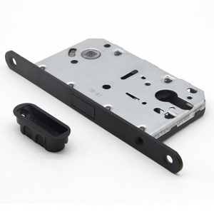 Magnetic European Anti-Theft iron body plastic latch Security Mortise Door Lock Body