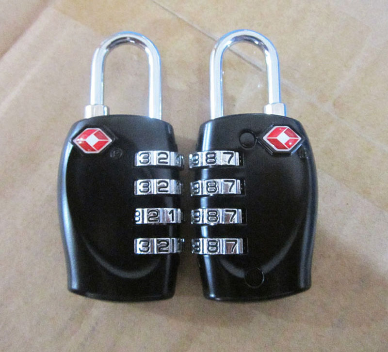 3 Dial Digit TSA Resettable Password Mini Suitcase Luggage Metal Code Combination Padlocks Pad Locks