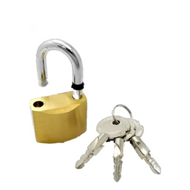 World globe Top  Quality pad lock Long Normal Shackle Solid Brass 40mm Cross Key Padlock