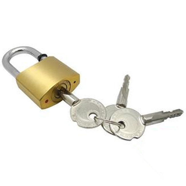 World globe Top  Quality pad lock Long Normal Shackle Solid Brass 40mm Cross Key Padlock