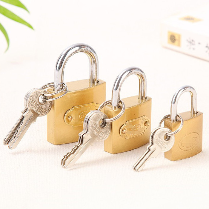 World Top Brand Quality Long Normal Shackle 40mm Solid Brass Padlock Cadeado