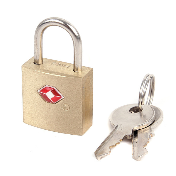 Apartment Luggage Lock Widely Usage TSA Wholesale Pad Locks Custom Safety Travel Brass Padlock with Key