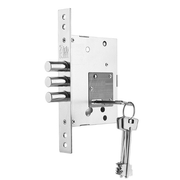 YM-556 Russia design Customized 3 bolt safe lock three deadbolt bolt Stainless steel mortise door lock body fire door lock