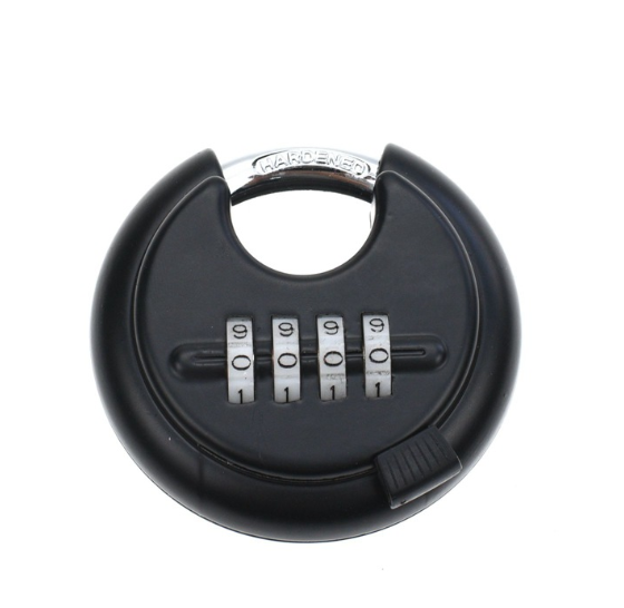 Heavy Duty 4-Digit Stainless Steel 304 Weatherproof Keyless password disc padlock 90mm