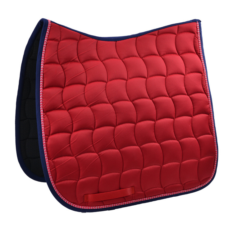 Factory Price Horse Saddle Pad Sets Custom Logo Equestrian Cotton Sadde Cloth Wool Felt Western Saddle Pads