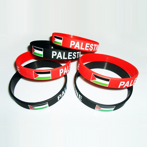 Customized Product Pattern Logo Custom Silicone Rubber Material Best Personalised Wristbands With Logo Custom