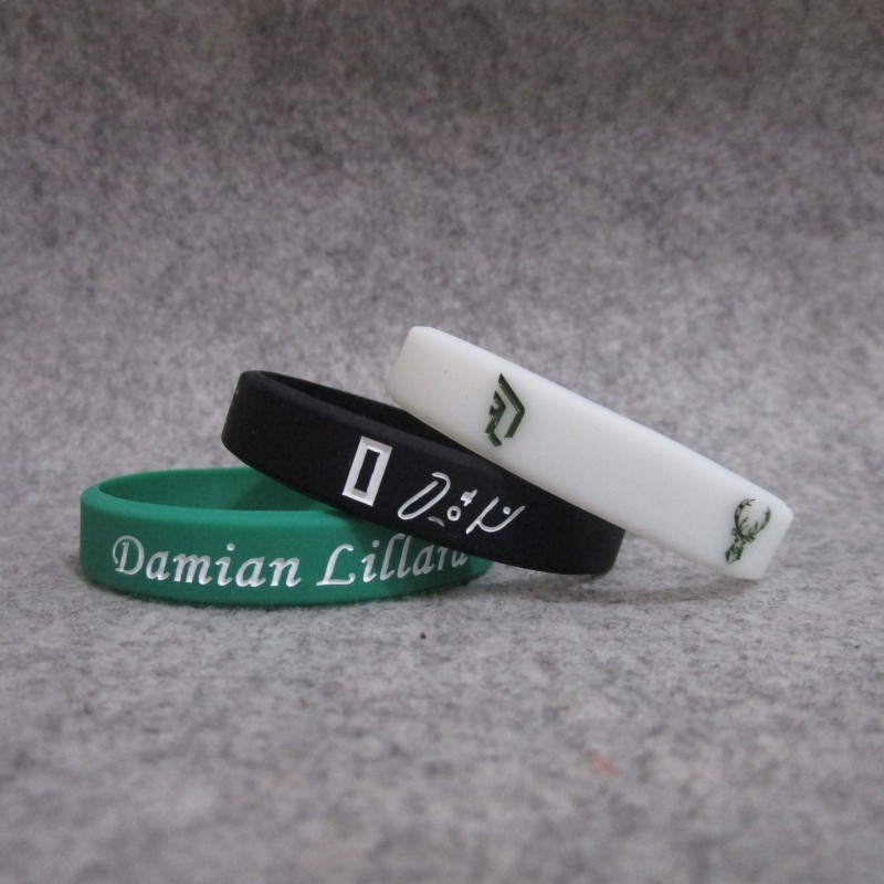 Promotional Product Pattern Logo Custom Silicone Rubber Material Personalised Custom Logo Wristband