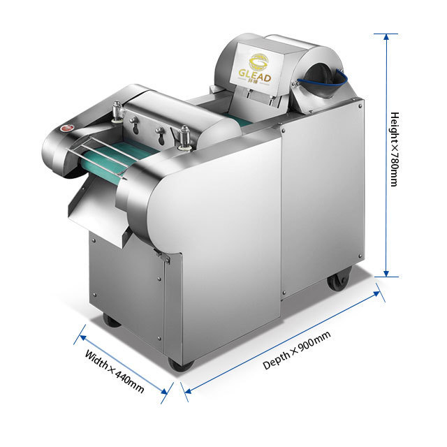 Commercial Hotel Big Automatic Vegetable Carrot Potato Cucumber Onion Cutting Machine Vegetable Cutter