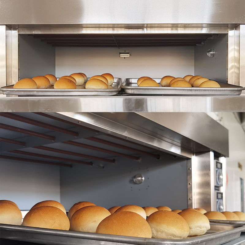 Customize Electric Oven Commercial Baking Oven For Bread And Cake Gas Commercial Deck Bread Bakery Baking Oven