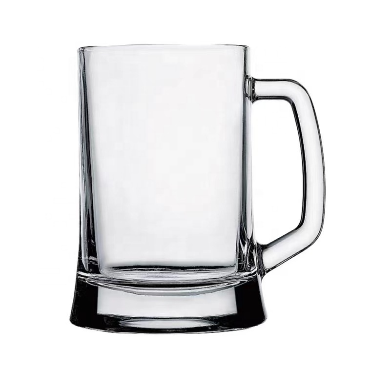 16oz wholesale cheap IPA glasses German beer stein giant glass beer mug stein with handle for Bar Restaurant