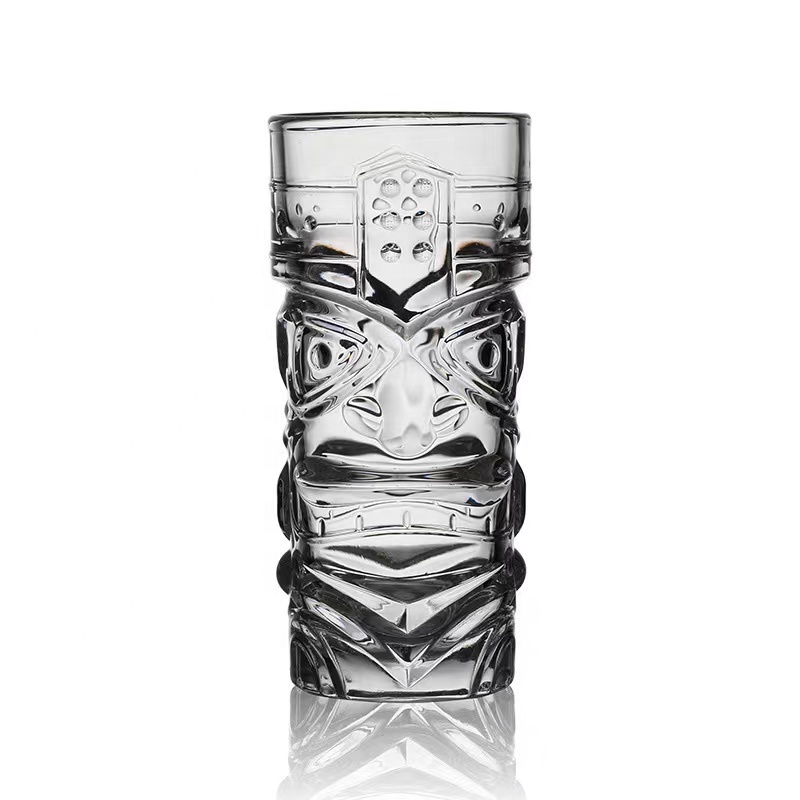 14oz Exotic Zombie clear OEM tiki mugs cocktail glasses bulk Hawaii Tiki glasses cocktail cup