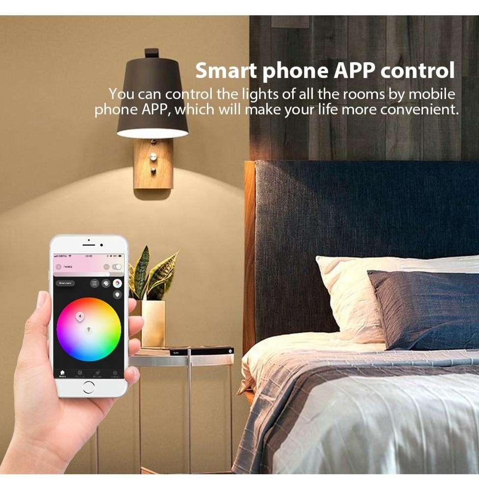 Alexa and Homekit gu10 led, RGBCCT zigbee smart bulb 4watt 300lumens spot light