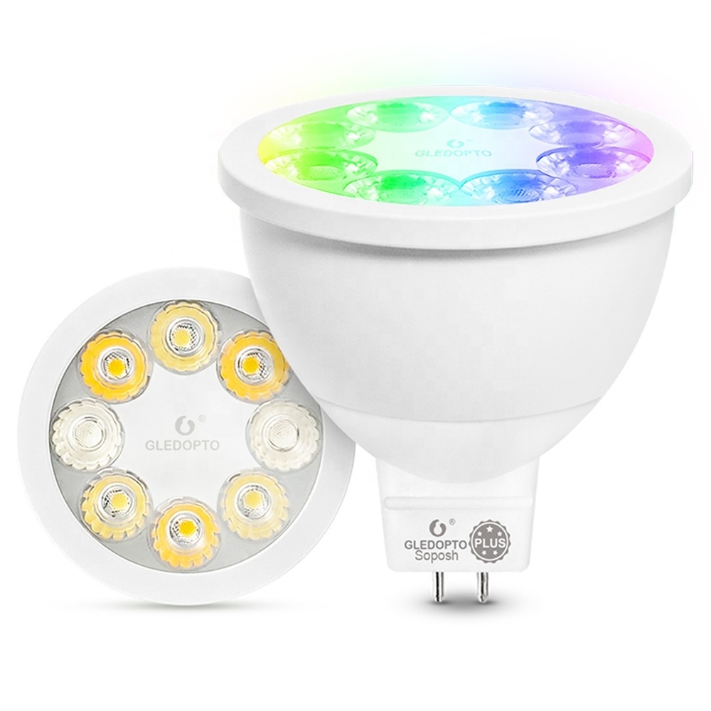 ZigBee Smart LED Bulb MR16 LED Bulbs Dimmable Brightness 0%-100% And CCT Tunable MR16 LED Bulb 100W Equivalent