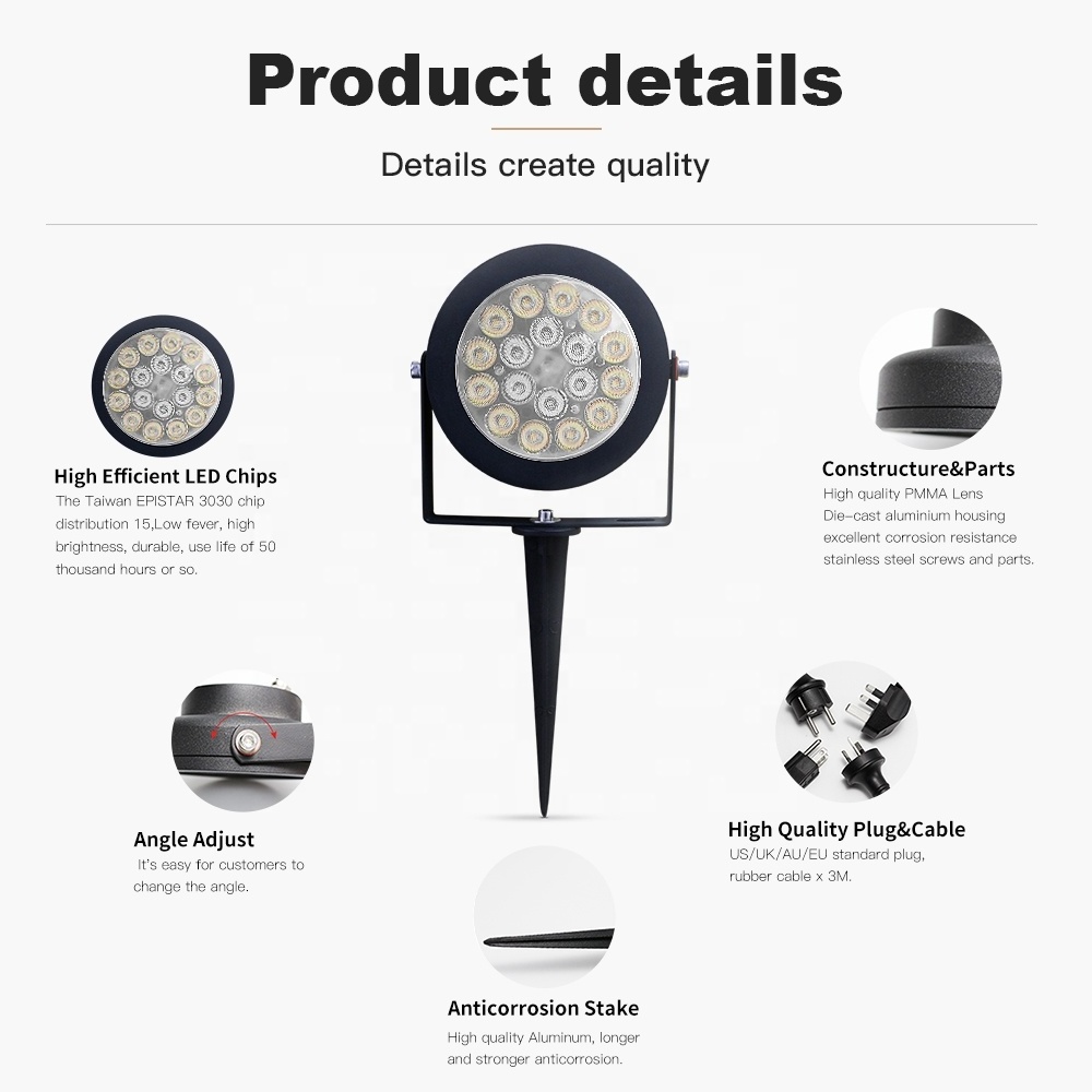 Gledopto ZigBee 3.0 Pro Garden Lights Compatible Homekit Flood Light RGBW Smart Non Solar Stake Lights Waterproof LED Floolights