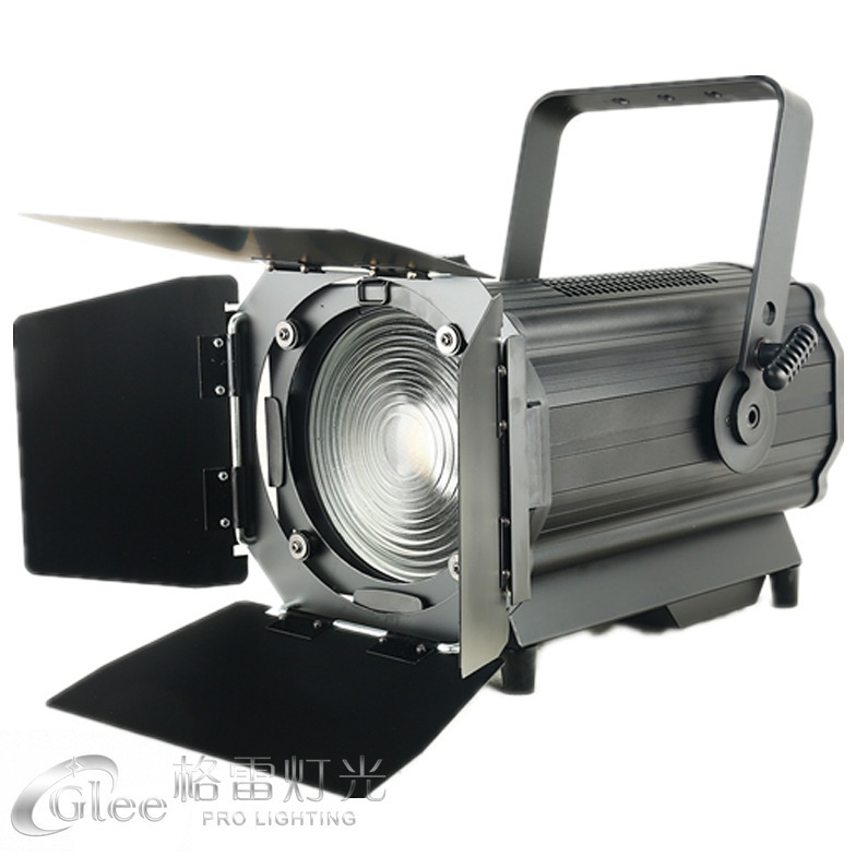 300W RGBW COB LED Theater Theatrical Studio Auto motorized ZOOM Fresnel Spot Spotlight Light