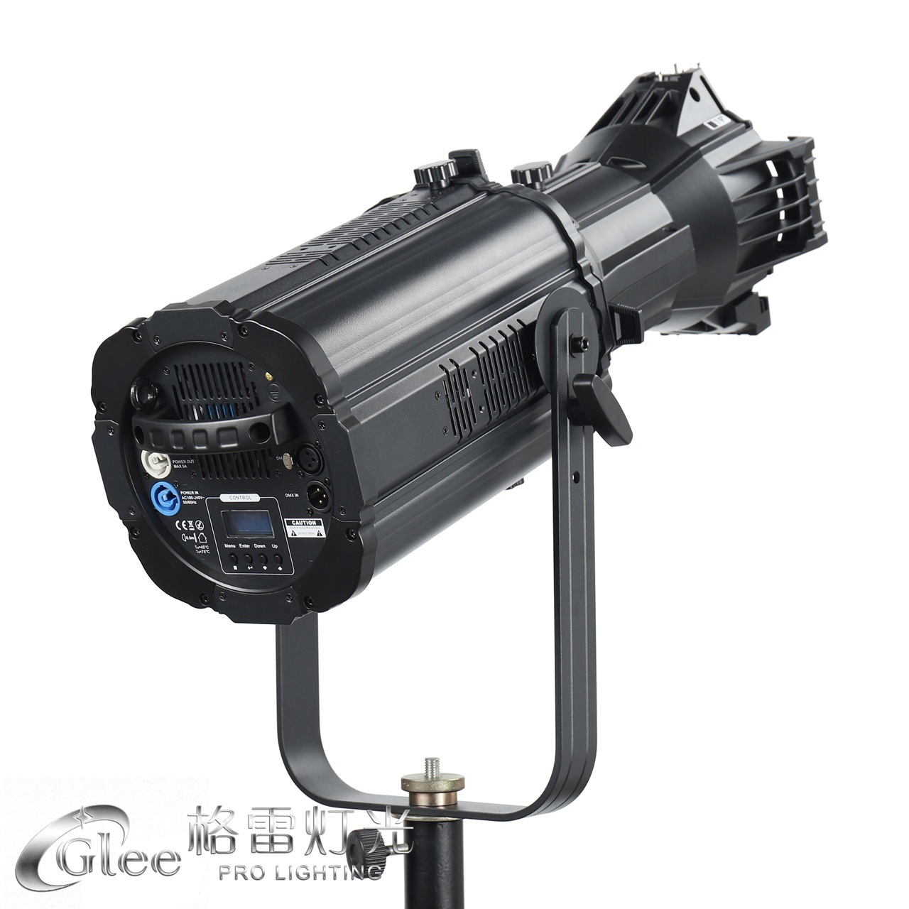 400W White LED Profile Ellipsoidal Gobo Leko Spotlight for Theater Theatre Studio Stage with RDM