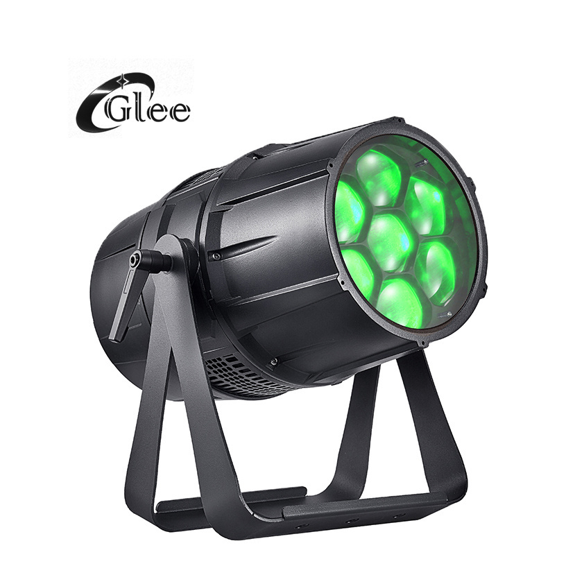 Powerful Outdoor Waterproof 7*40W RGBW 4in1 Quad Full Color LED Zoom PAR light IP65