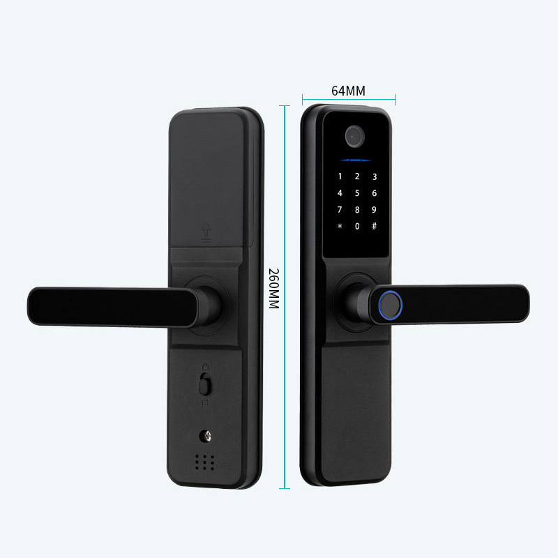 Waterproof Outdoor High Security Electric Digital Fingerprint Tuya App Wifi Mobile Lock Smart Door Lock