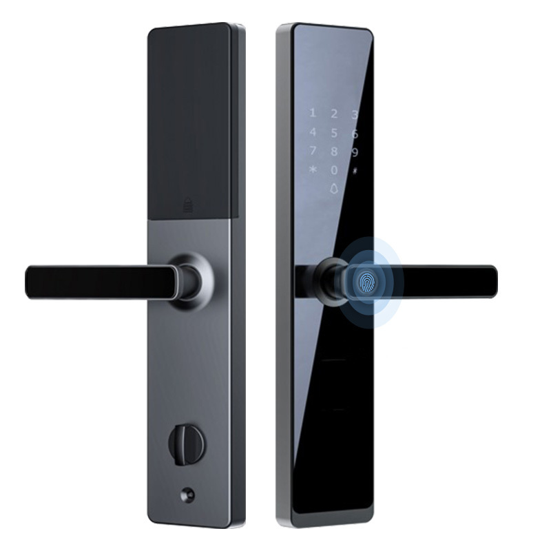 Ttlock Smartlock Password Keyless Entry Cerradura Inteligente Card Fingerprint Electronic Front Door Lock Smart Door Lock