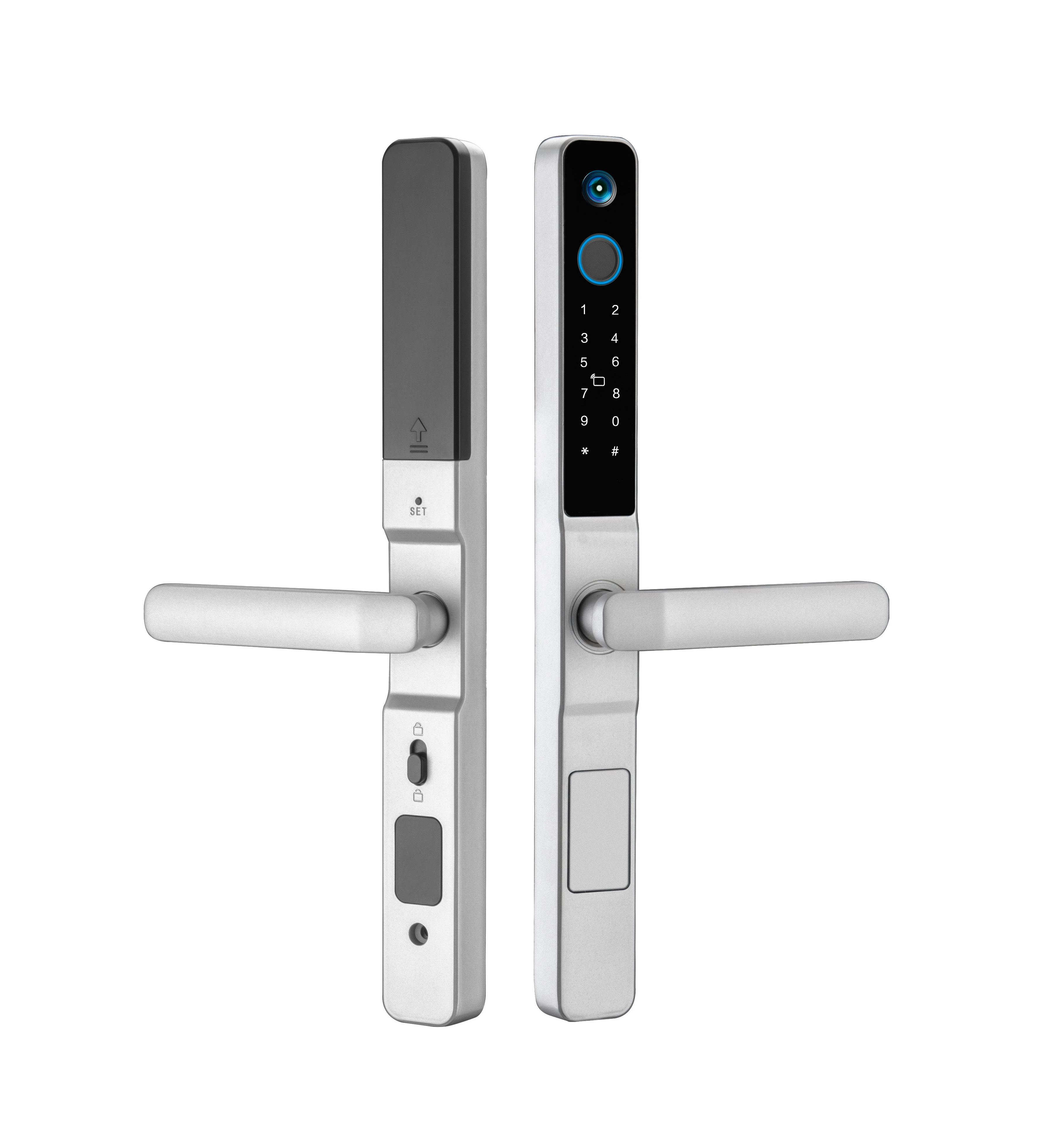 smart lock tuya app smartlock wifi biometric fingerprint access control door lock water proof with Camera