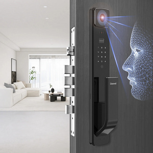 Facial recognition lock CNC tuya APP fingerprint automatic 3D Face ID recognition intelligent door lock with camera key