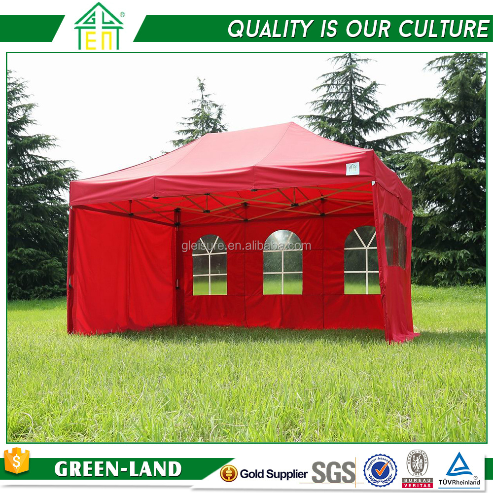 Hot Sale Water Proof Ez Up Aluminum Hexagonal Folding Gazebo Tent With Screen