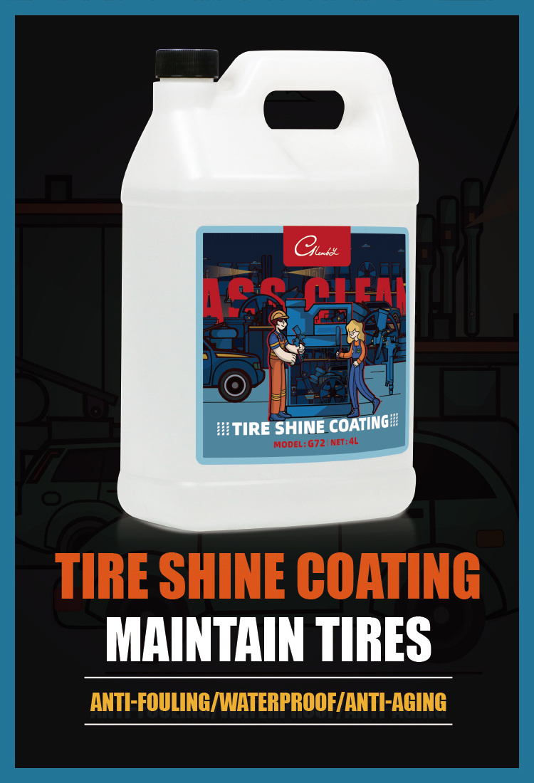 factory price car tire dressing good protective for tire paint surface tire shine washing wax G72