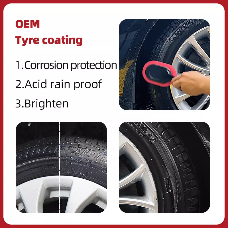 factory price car tire dressing good protective for tire paint surface tire shine washing wax G72