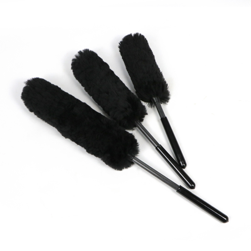 High Quality Car Wash Wheel Wool Brush Car Detailing Cleaning Brushes 3 Pcs Set