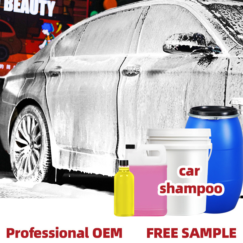 Condense Car Cleaning Liquid Car Wash Shampoo PH Neutral Car Wash Soap For Snow Foam Cannon Foam Gun