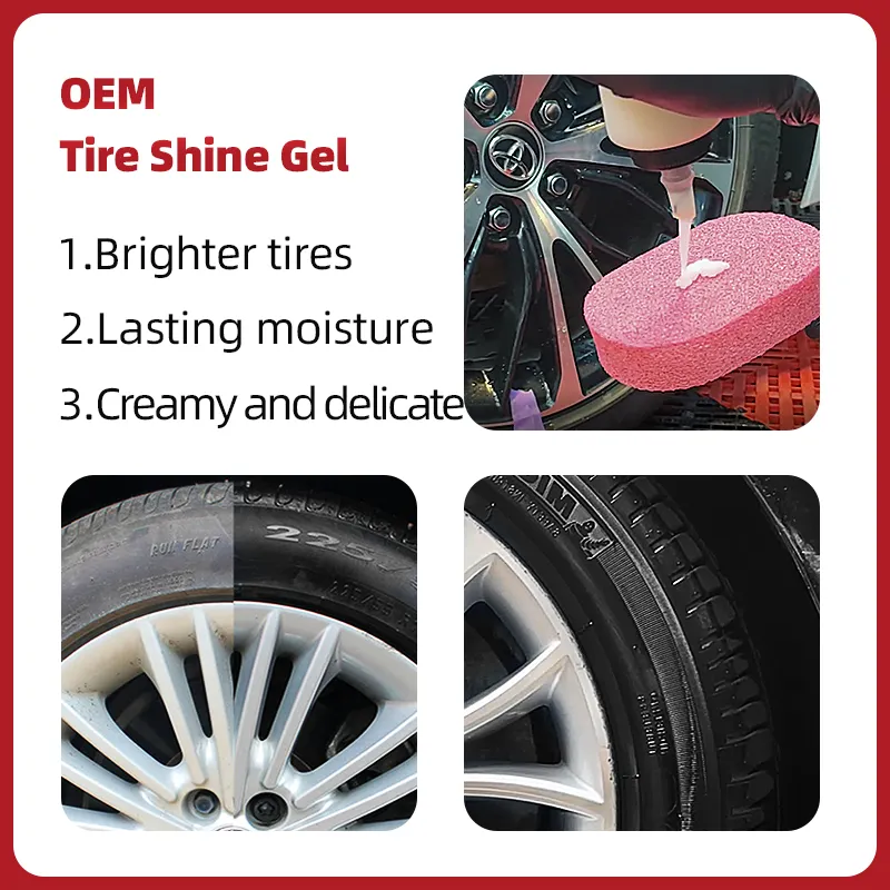 All Car Tire Shine, One-Step Tire Shine Spray for Precise, Even Shine and Minimal Overspray G55