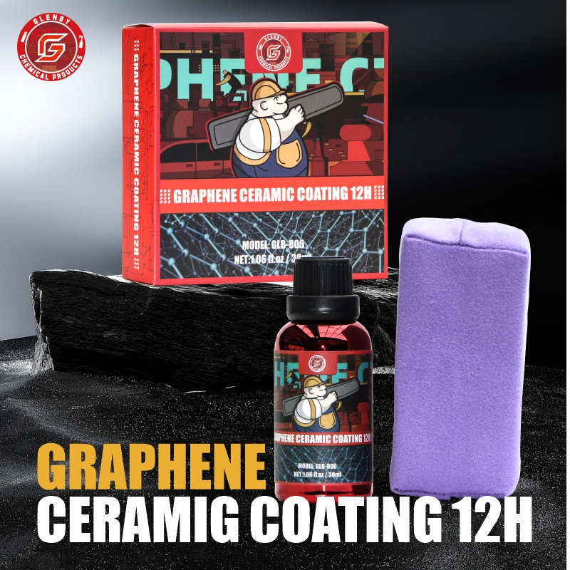 GLB-004 Authentic graphene ceramic coating 12H automotive paint dressing and high gloss car care OEM