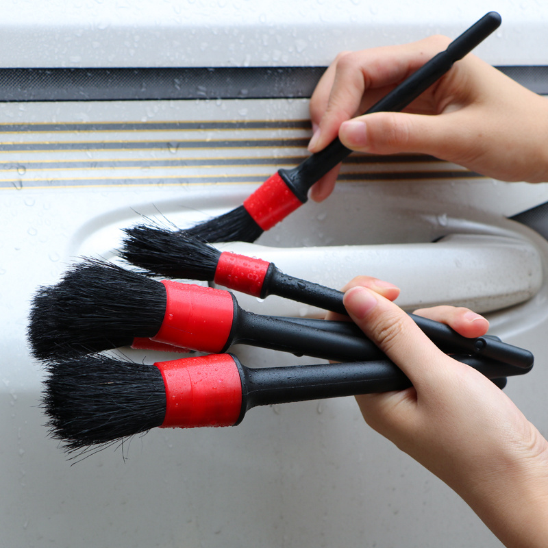 Wholesale Custom Material Car Cleaning Brush Set Automotive Wash Detailing Brush