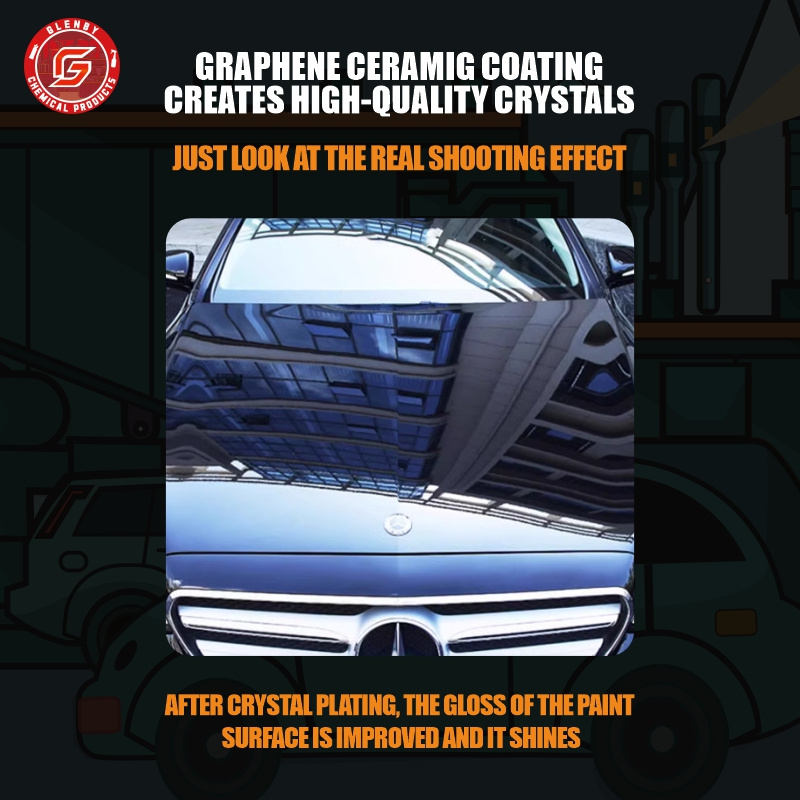 GLB-004 Authentic graphene ceramic coating 12H automotive paint dressing and high gloss car care OEM