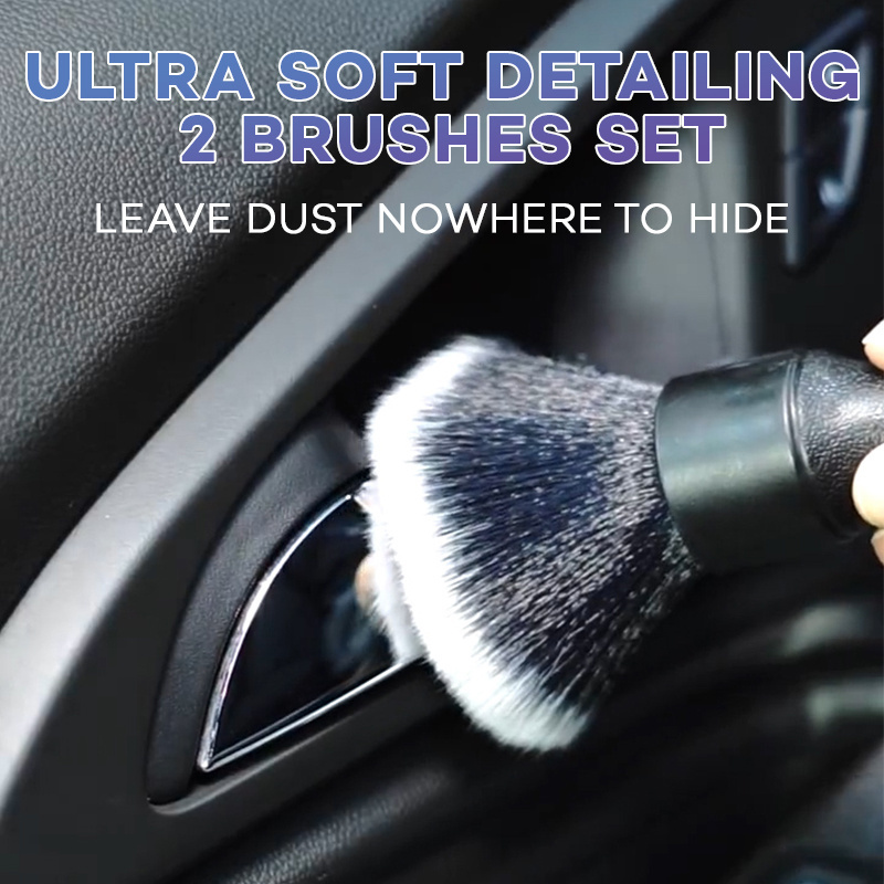 High Quality Multifunctional Car Air Conditioning Vents Dashboard Clean Ultra Soft Bristle Detailing Brushes Set