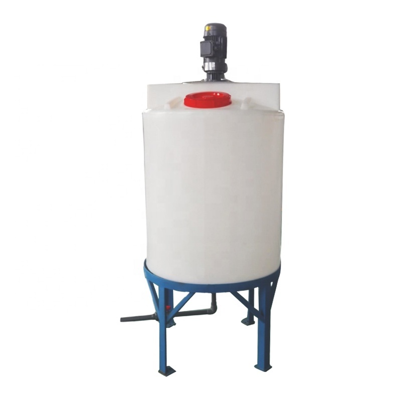 500 1000 L chemical liquid mixing tank with agitator