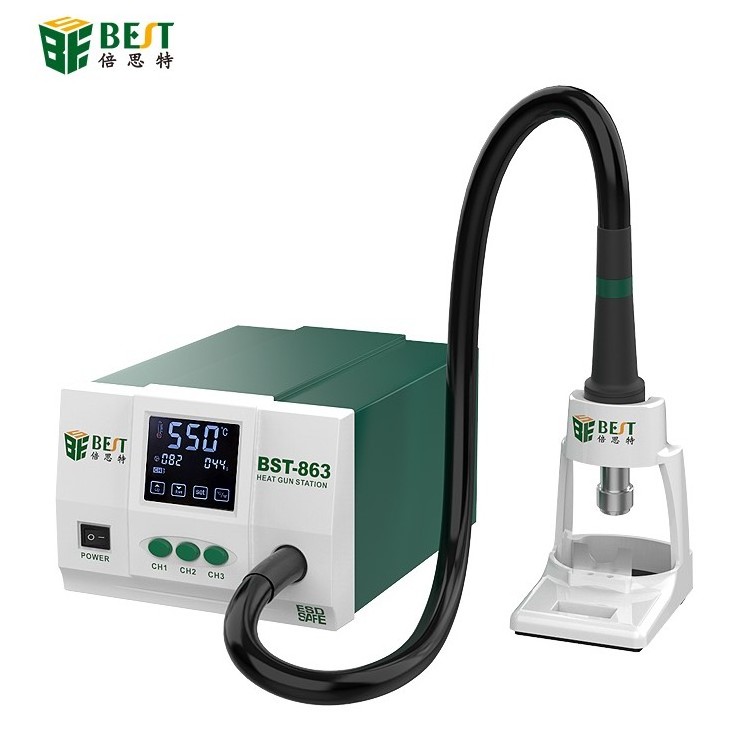 Hot Air Gun 1200W BGA Rework Solder Station Soldering Heat Air Gun Station 220V / 110V For SMD SMT Welding Repair Tools