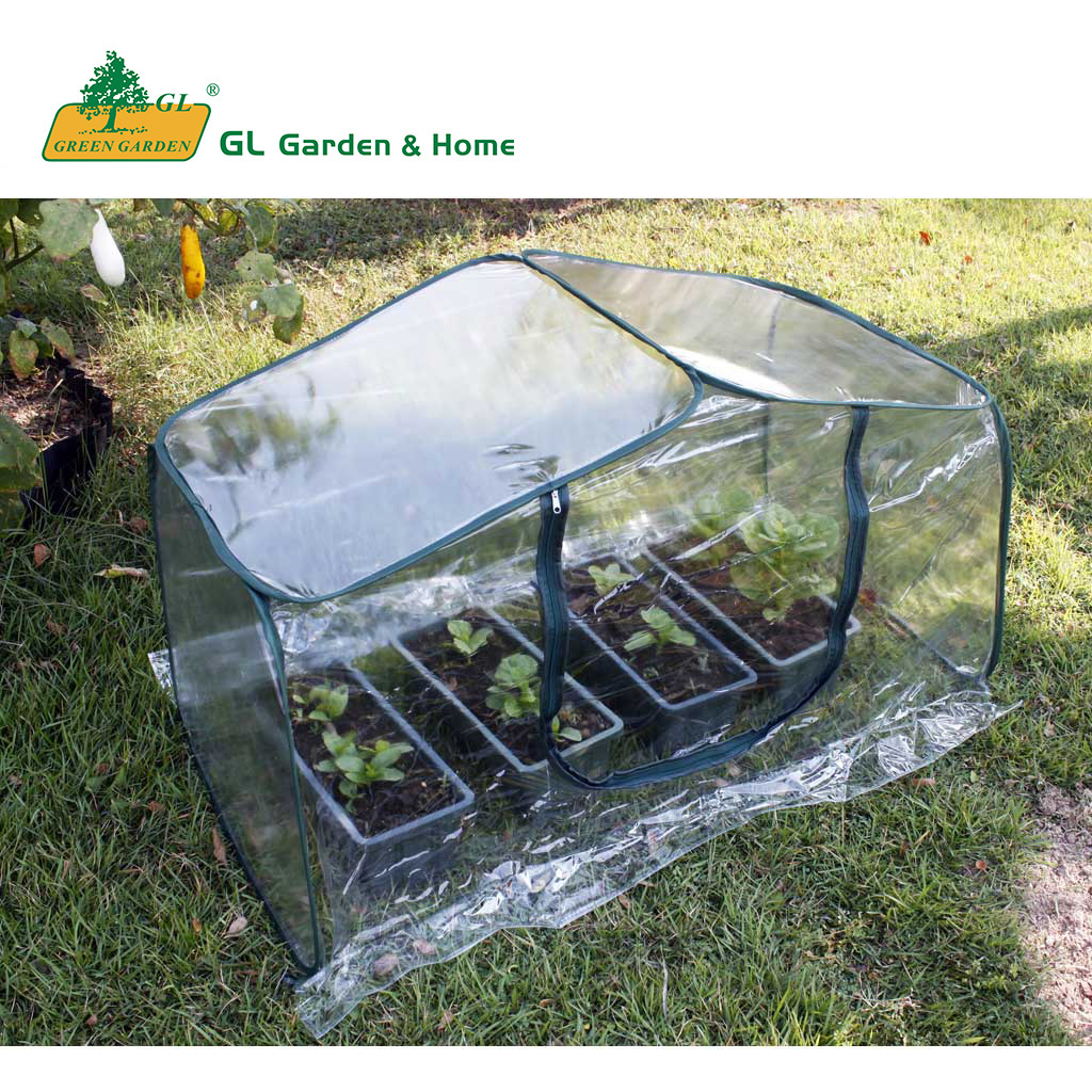 Hot sale Green House Home Foldable Easily Assembled Mini Greenhouse plastic and Metal