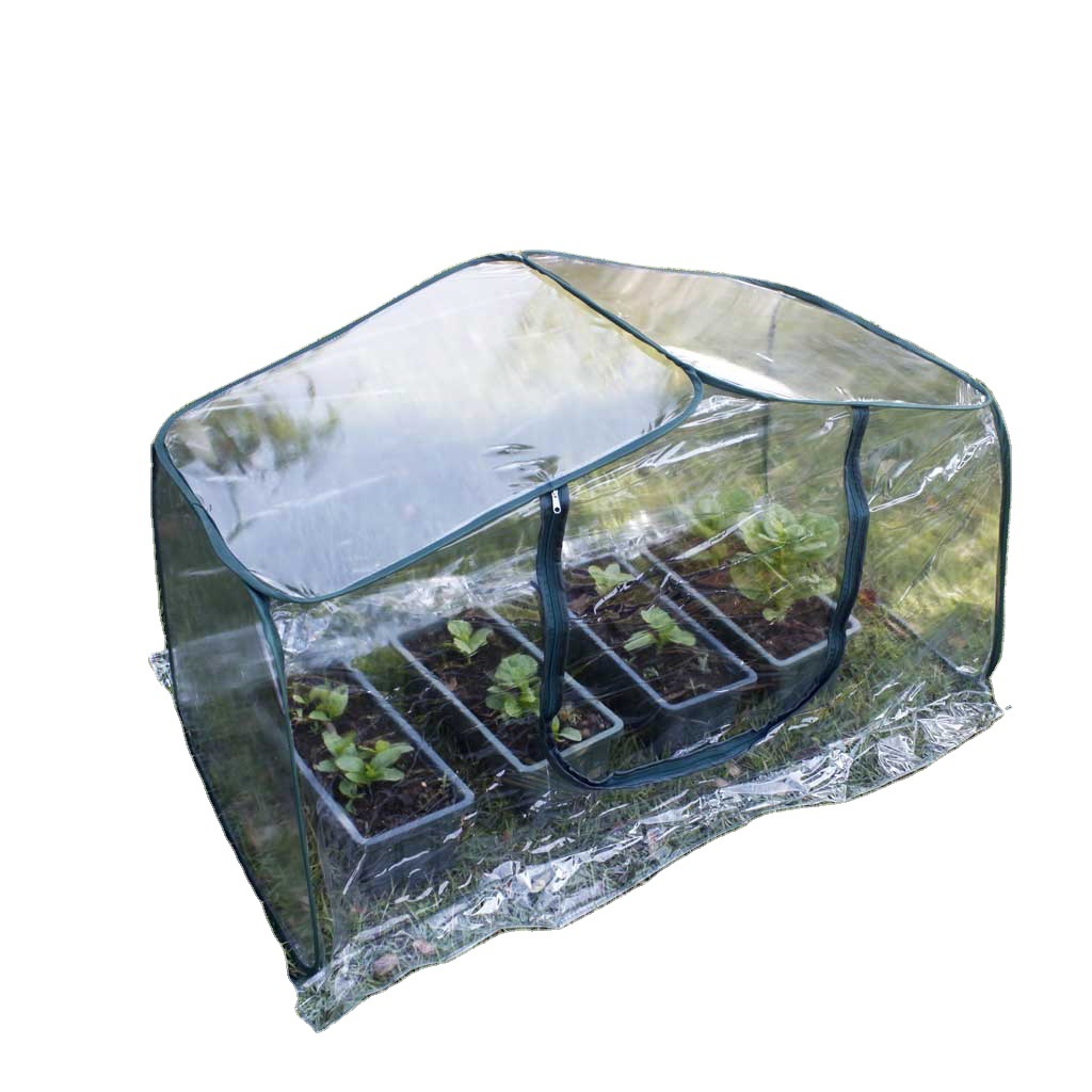 Hot sale Green House Home Foldable Easily Assembled Mini Greenhouse plastic and Metal