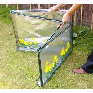 Hot sale Green House Home Foldable Easily Assembled Mini Greenhouse plastic and Metal