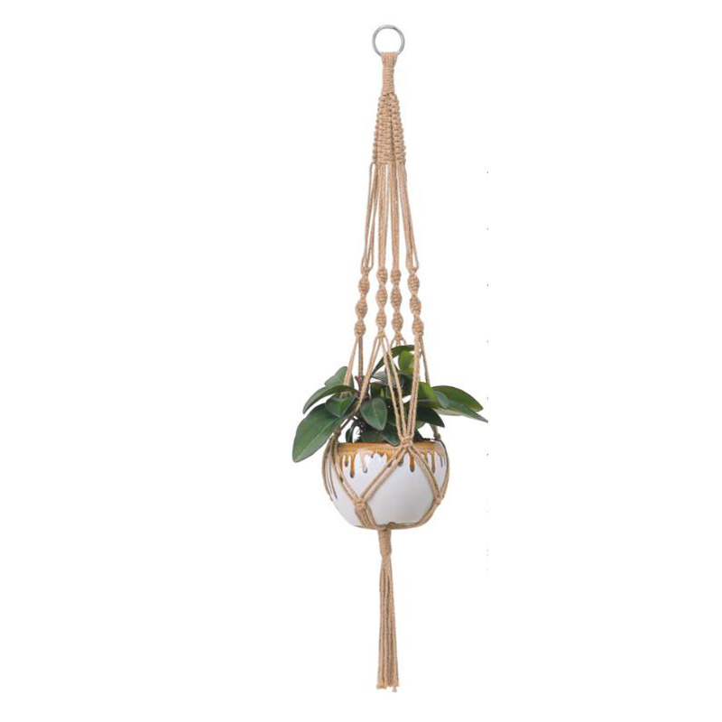 Professional new creative Plant Hanger Indoor Hanging Planter Basket with Wood Beads Decorative Flower Pot Holder  Home Decor