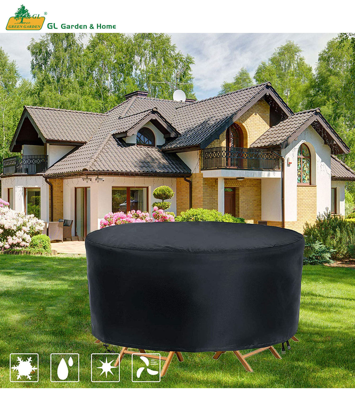 Waterproof Oxford PU PVC Outdoor Table Chair Sofa cover Patio Furniture Cover