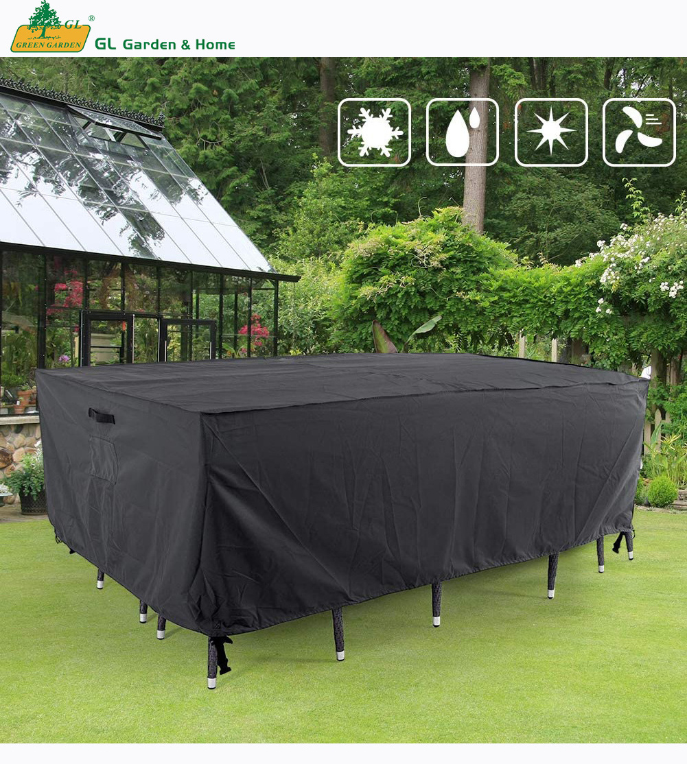 Multiple Protection Polyester Waterproof Garden Strong and Durable Patio Furniture Protection Cover Outdoor