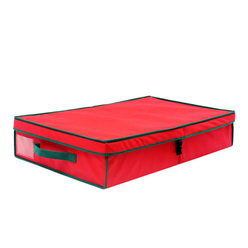 Underbed Christmas Ornament Storage Box With Lide And Holiday Accessories Storage Container 40 Ornament Storage Box