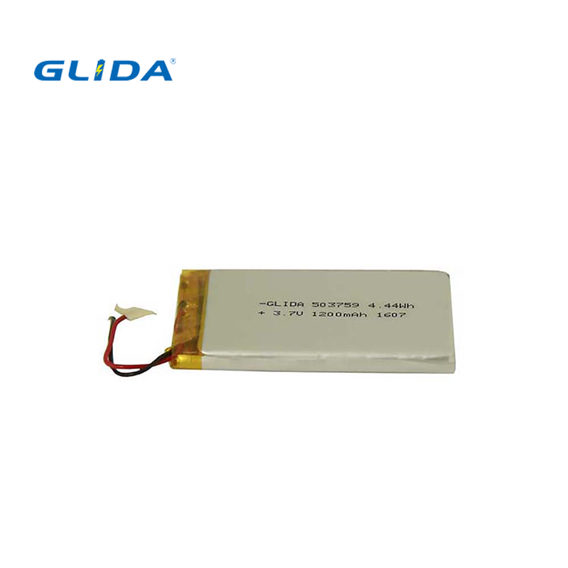 Factory OEM Rechargeable lipo battery 503759 3.7v 1200mah 5mm Thickness  li ion polymer lithium battery